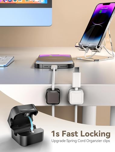 2 Pack Acrylic Phone Stand, Phone Holder for Office Desk - Image 3