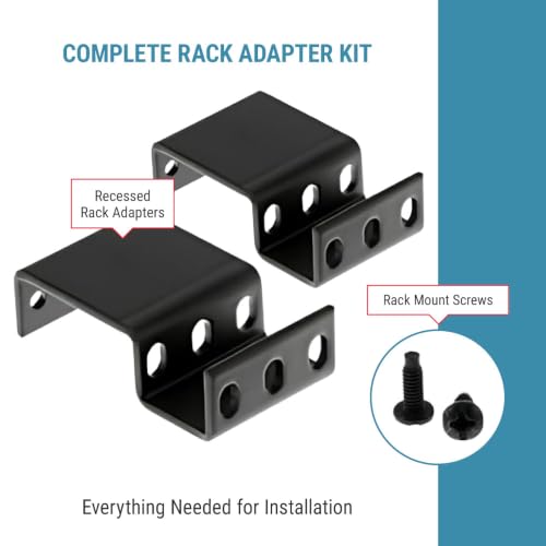 CablesAndKits 1RU Recessed Rack Adapter, 3 Inch Extension - Image 4