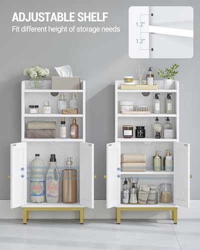 Hzuaneri Bathroom Storage Cabinet, Small Floor Cabinet - Image 7