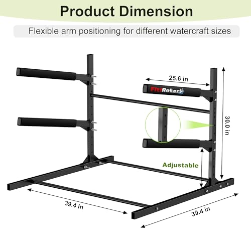 Kayak Storage Rack, Garage Stand, 100 lbs Per Tier - Image 6