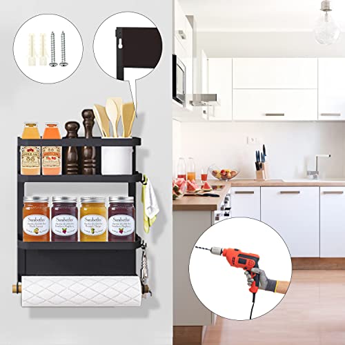 Magnetic Spice Rack for Refrigerator Magnetic Paper Towel - Image 7