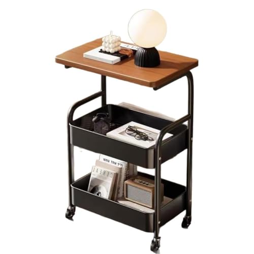 Snack Cart with Wheels, Rolling Kitchen Cart - Image 8