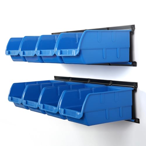 Wallmaster 8-Bin Wall Mounted Plastic Storage Bins H | All Products - Image 2