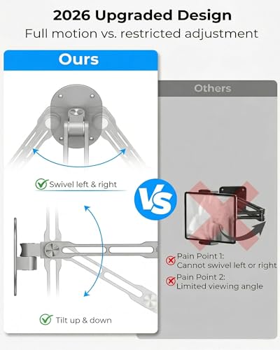 iPad Wall Mount Holder, Heavy Duty Aluminum Tablet Wall Mount - Image 5