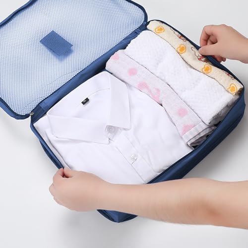 Packing Cubes 3 Set Travel Organizer Bags Mesh Packing - Image 6