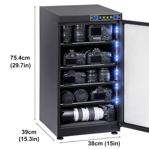100L Dehumidifying Dry Cabinet Box, Touch Screen 5 Layers - Image 3