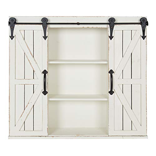 Kate and Laurel Cates Decorative Wall Storage Cabinet with Two - Image 2