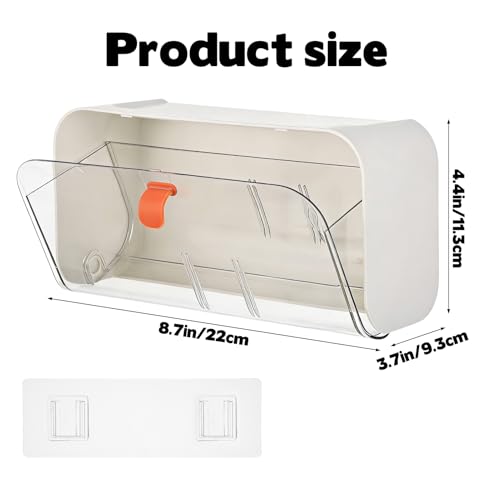 Dishwasher Detergent Pods Holder Wall-Mounted Clear - Image 4
