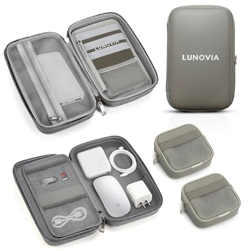 Mid-Size Tech Organizer with Removable Pouches – Hard Shell - Image 3