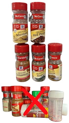 Adhesive Spice clip gripper clips, Holds 15 Ct spice jars - Image 8