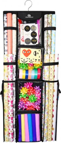 Freegrace Hanging Gift Wrap Organizer - Wrapping Paper - Image 2