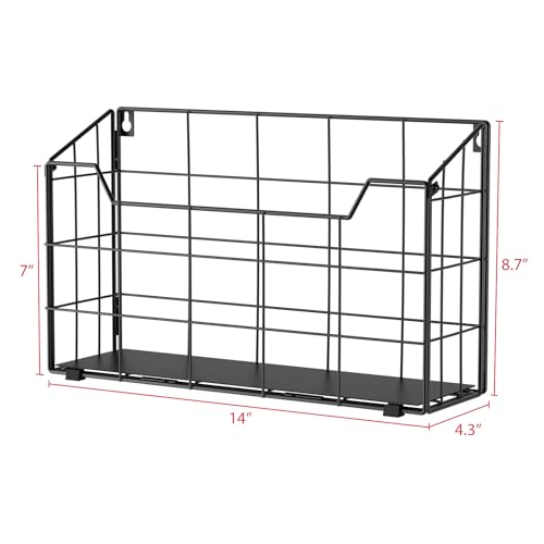 Univivi 3 Pack Wall File Organizer Rack 14 inch Hang | All Products - Image 3