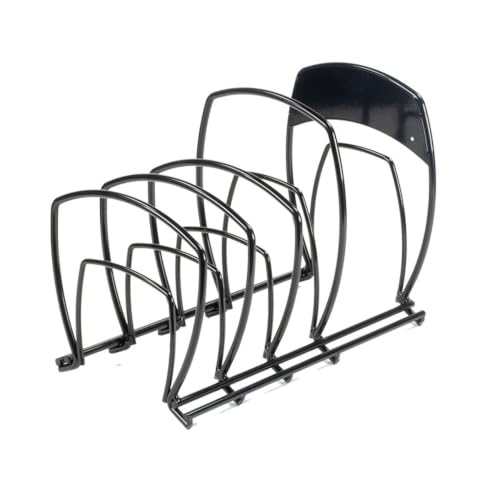 Lodge Cookware Organizer 5-Tier Storage Rack, Matte Black - Image 2