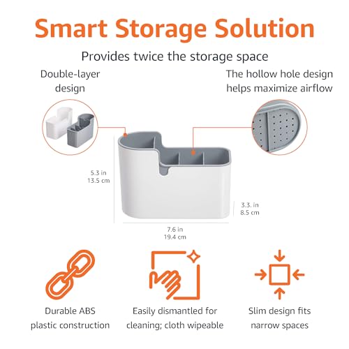 Amazon Basics Countertop & Wall Organization for Utensils - Image 3