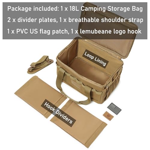 Tactical Camping Storage Bag 18L Utility Tote Bag Camp - Image 5