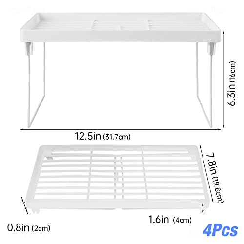 NiHome 4-Pack Stackable Plastic Kitchen Storage Shel | All Products - Image 7