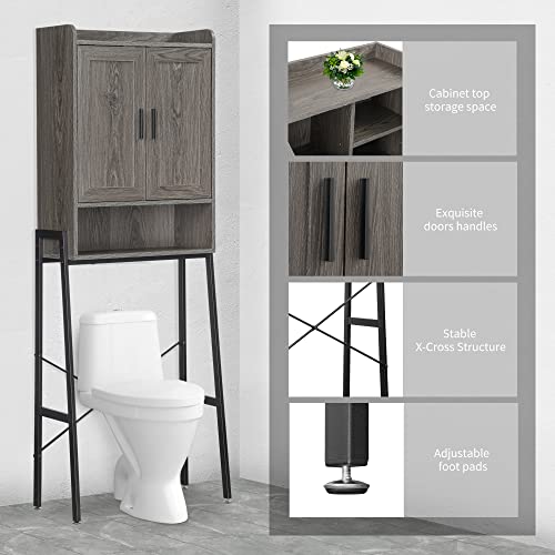 apexnova Over The Toilet Storage Cabinet, Wooden Space-Saving - Image 7