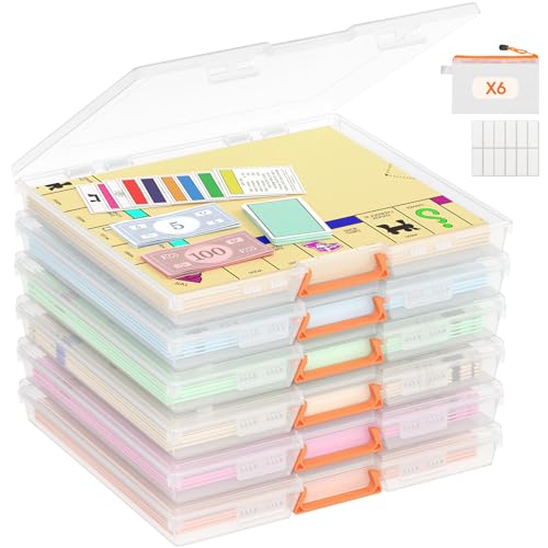 Lifewit Board Game Storage Containers with Handle, 12.2''x10.6'' - Image 2