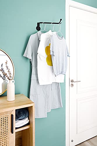 Mkono Wall Mounted Drying Rack Laundry Hook with Swing Arm - Image 6