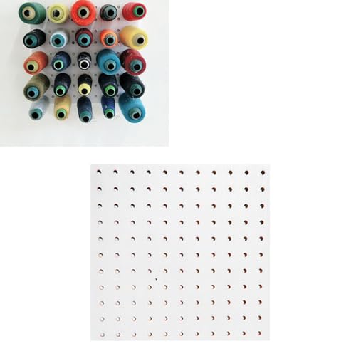 100 Spools Sewing Thread Holder Wall Mounted, Wooden Peg - Image 4