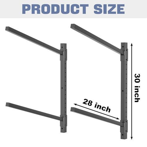 WALMANN Heavy Duty Wall Mounted Kayak Storage Rack | Home Organization - Image 4