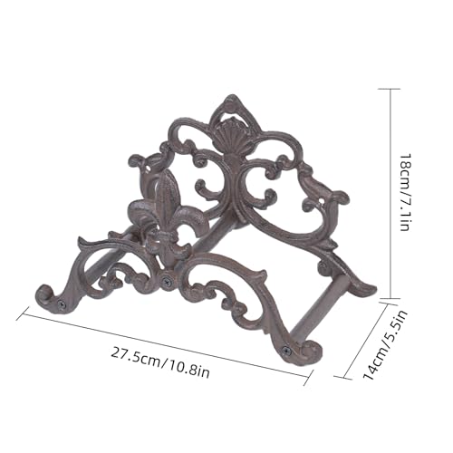 Cast Iron Garden Hose Holder, Sturday Wall Mount Hose - Image 3