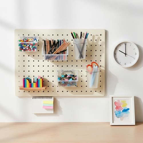 20 PCS Pegboard Bins and Cups with Hooks and Loops Peg - Image 3