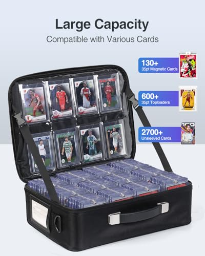 Trading Card Storage Box w/Adjustable Dividers, Card - Image 6