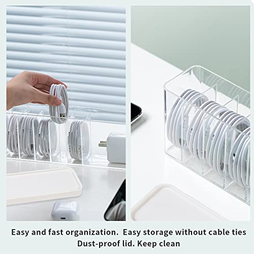 Charger Cable Cord Storage Organizer Box - Image 5
