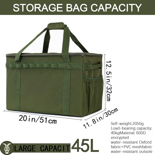 Tactical Camping Storage Bag, Utility Camping Tote Kitchen - Image 4