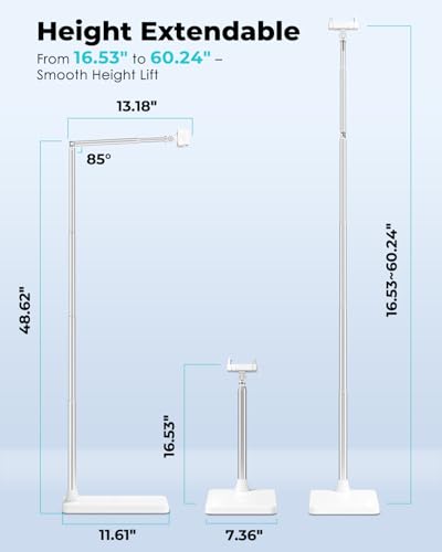 Viozon Tablet Floor Stand, Height & Angle Adjustable Tablet - Image 5