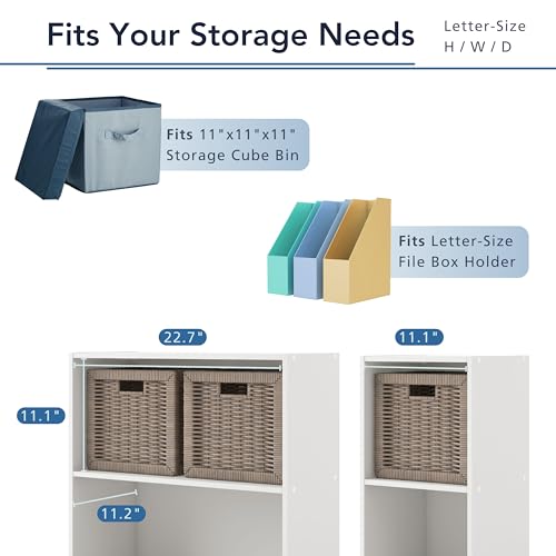 Homes: Inside + Out Apexa 3-Cube Storage Organizer | Home Organization - Image 5