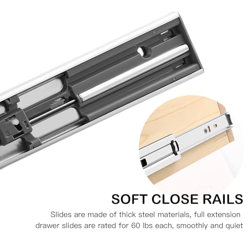 Pull Out Cabinet Organizer 17''W×21''D×19''H Slide Out Drawer - Image 5