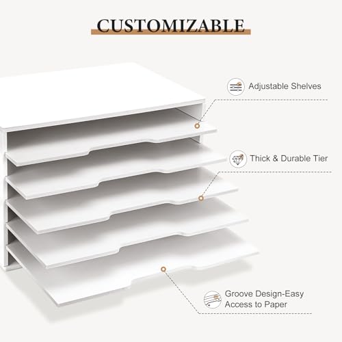 6-Tiers Construction Paper Organizer for 12" x 18" Paper - Image 6