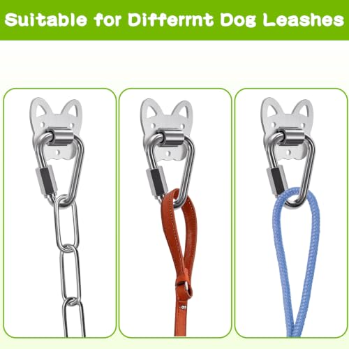 Dog Leash Holder Wall Mount Stainless Steel Hook, 2 Pack - Image 6