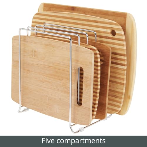 mDesign 5 Slot Pot and Pan Rack — Metal Wire Rack fo | All Products - Image 5
