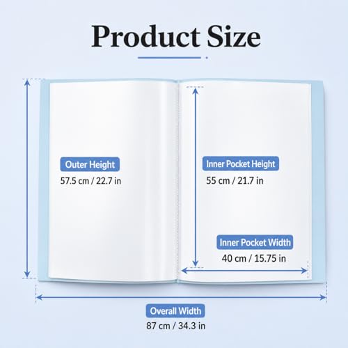 Diamond Art Portfolio Book 22"×16" (55cm×40cm), 30sleeves - Image 3