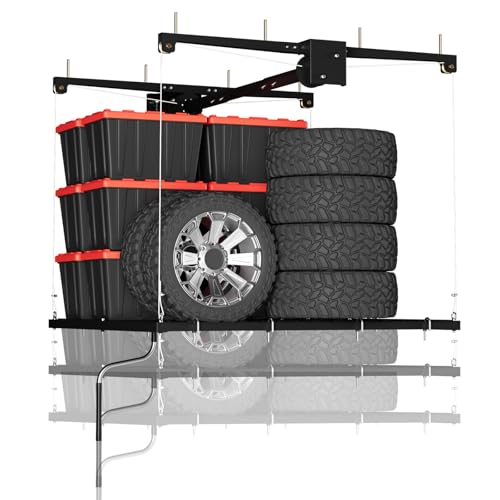 Ceiling Storage Rack, Overhead Garage Lifting Storage Rack - Image 2