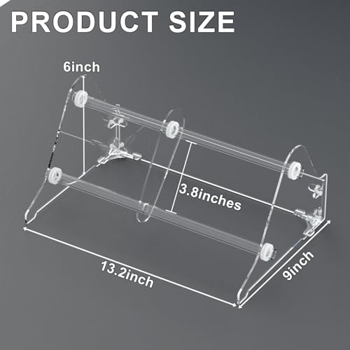 Homakover Acrylic Ribbon Storage Organizer, Wall Mounted - Image 4