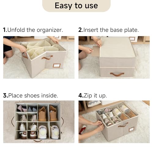 StorageWorks 2-Pack Closet Shoe Organizer, Up to 32 Pairs - Image 6