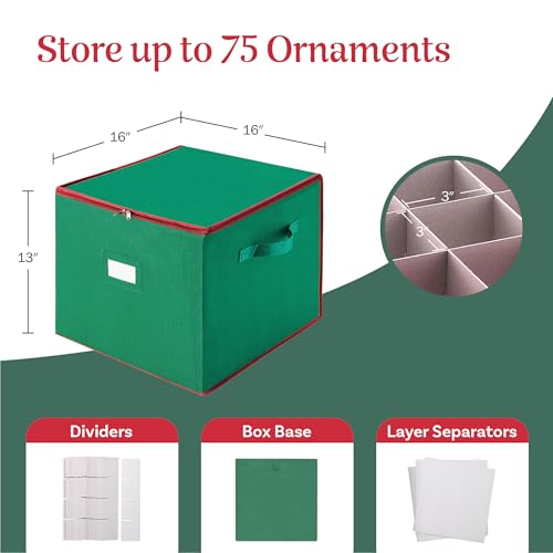 Tiny Tim Totes Christmas Storage Box with Zip Top | Home Organization - Image 4