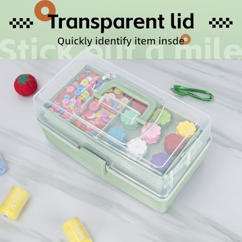 TERGOO 12.5in 3-Layer Multipurpose Craft Organizers and Storage - Image 6