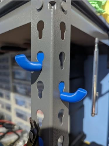 Garage Shelf Hook | Keyhole Hanger for Garage Storage Units | - Image 4