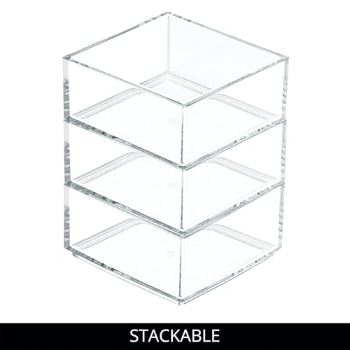 iDesign Clarity Plastic Drawer Organizer, Clear, X-S | All Products - Image 5