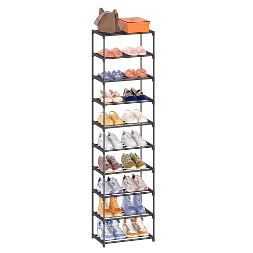 Autonomier 10 Tier Tall Shoe Rack (16.3" Wide), Narrow - Image 5