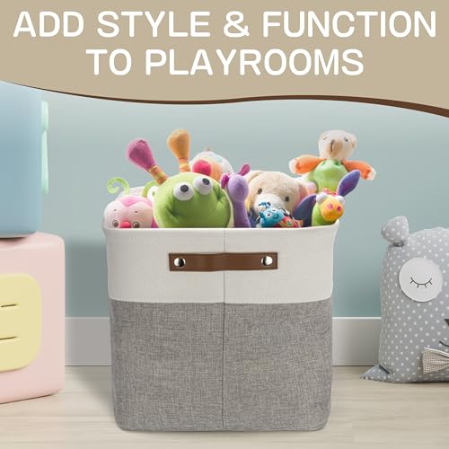BROOKSTONE, 2 Pack Storage Bins with Handle - Image 5