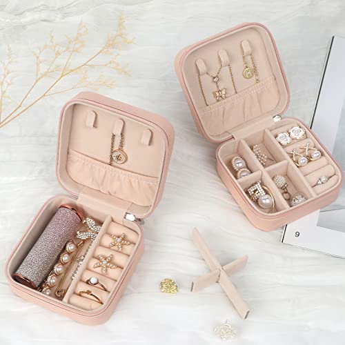 MFXIP Travel Jewelry Case Small Jewelry Box Jewelry - Image 6