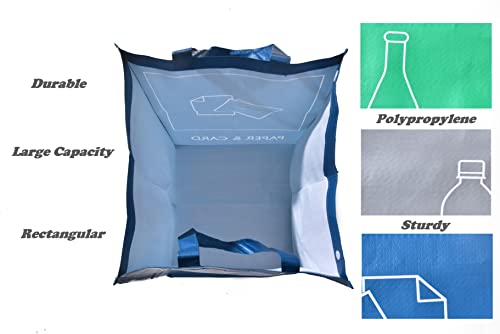 YOUNG DA Reusable Recycle Bags, 3-Piece Separate Recycling Bin - Image 7