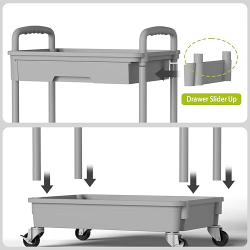 Sorgion 3 Tier Rolling Cart Organizer,Laundry Room B | All Products - Image 7