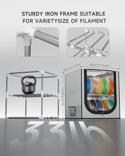 YOOPAI 3D Printer Filament Storage Box – 2 Tier Fila | All Products - Image 5